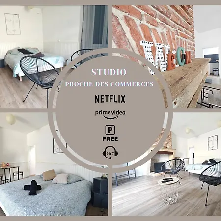 Studio Entier Proche Des Commerces - 1 A 2 Pers - Langon  Exterior photo